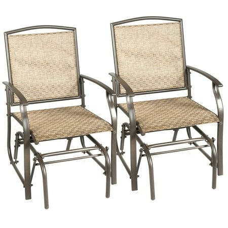 Costway Patio Swing Glider Chairs