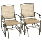 Costway Patio Swing Glider Chairs