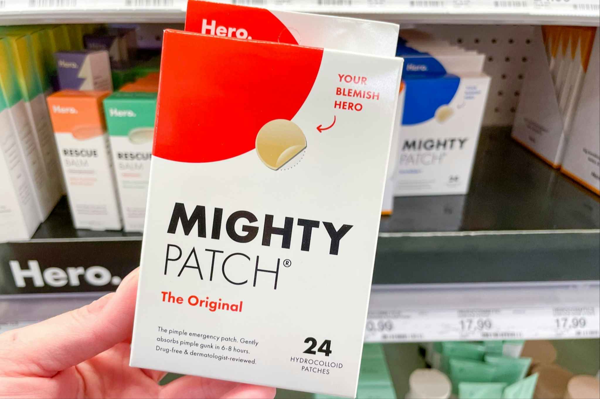 Hero Cosmetics Mighty Patch Pimple Patches, Just $10 on Amazon