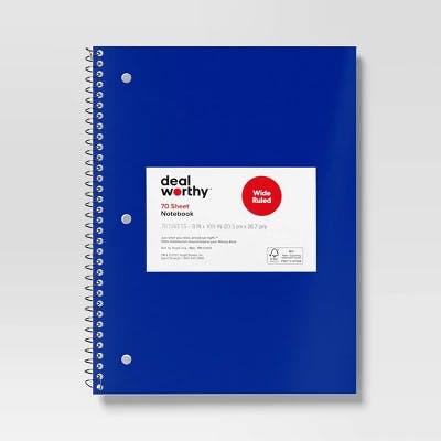 Dealworthy Spiral Notebook
