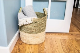 Clearance Steal: Woven Basket for Only $13 at Walmart (Reg. $27) card image