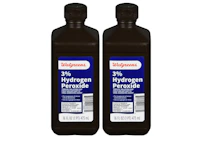 2 Walgreens Peroxide Bottles