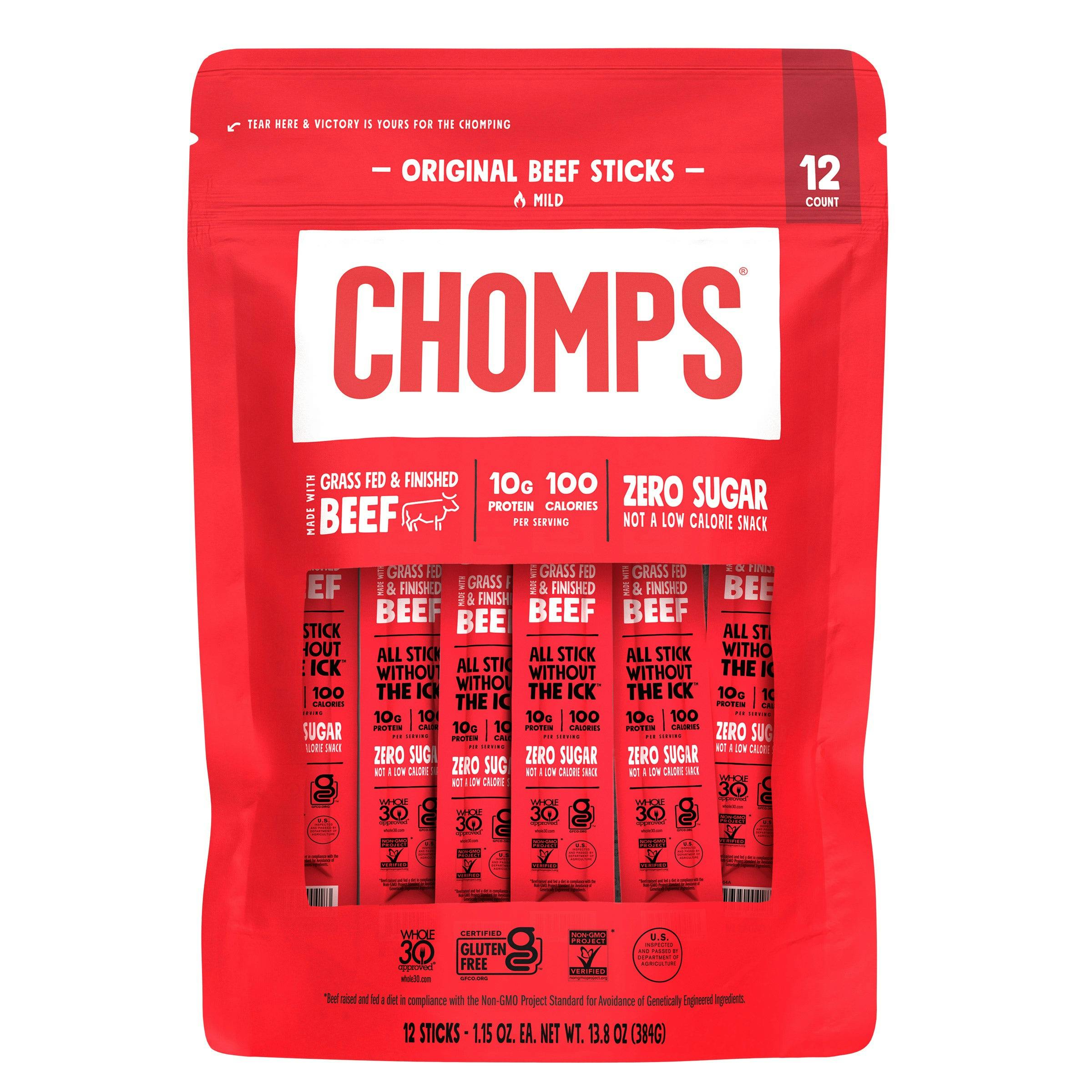 Chomps Beef Sticks 12-Pack