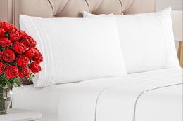 4-Piece Luxury King Sheet Set, Just $24 for Amazon Prime Day (Reg. $50) card image