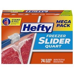Hefty Slider Freezer Bags