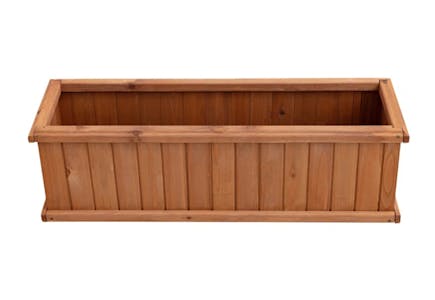 Three Posts Wooden Planter Bed