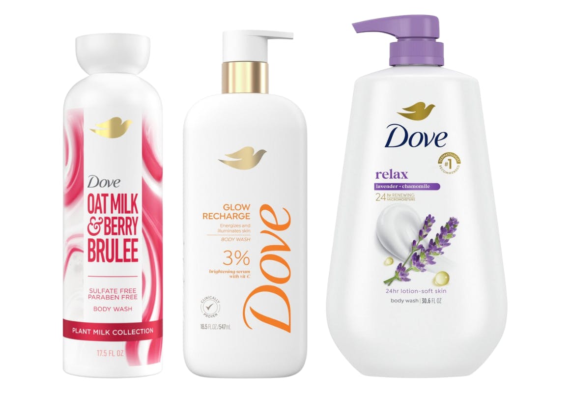3 Dove Body Washes