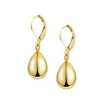 Teardrop Leverback Dangle Earrings