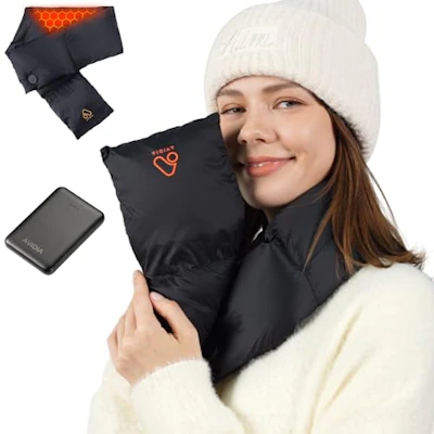 Adult Heated Scarf with Battery Pack