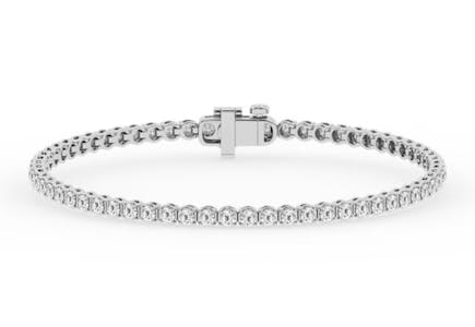 Lab Created Tennis Bracelet