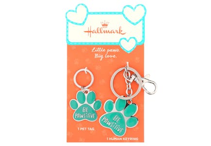 Hallmark Pet Tag Keychain Set