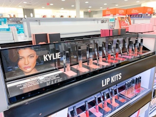 Kylie Cosmetics display at Ulta