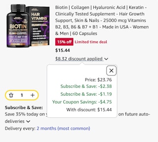 biotin cart