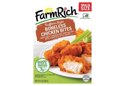 2 Farm Rich Chicken Bites Packs
