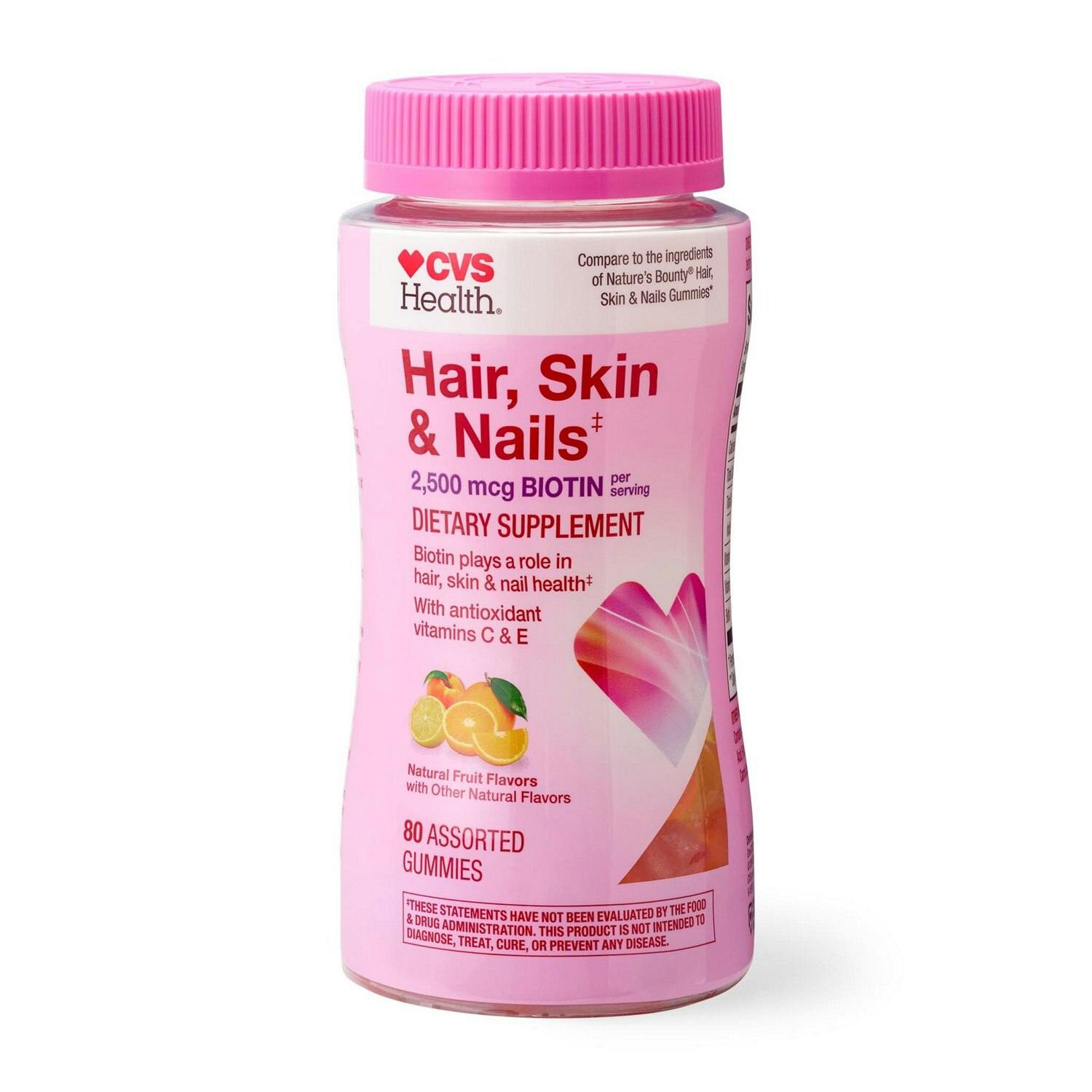 2 CVS Biotin Gummies Bottles