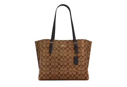 Coach Leather Tote Bag