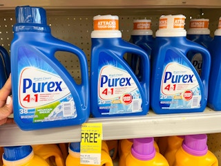 walgreens purex laundry detergent shelf tag 052322 1653315551 1653315552