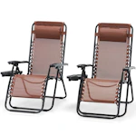 Zero Gravity Lounge Chair Set