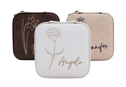 Personalized Travel Jewelry Box