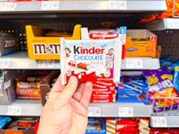 Free Kinder Chocolate Bar at Walmart With Fetch Rewards card image