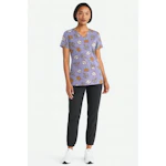 Women's Graphic Scrub Top