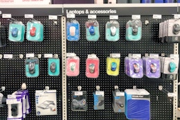 logitech wireless mice sitting on a target shelf
