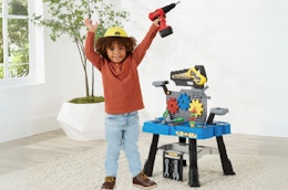 This Kids' Pretend Play Workbench Is $30 at Best Choice Products (Reg. $79) card image