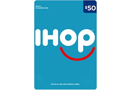 IHOP $50 Gift Card