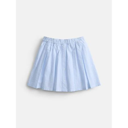 Kids' Striped Pleated Skort