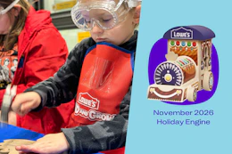 Lowes Kids Workshop - November 2026 - Holiday Engine
