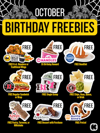 october birthday freebies
