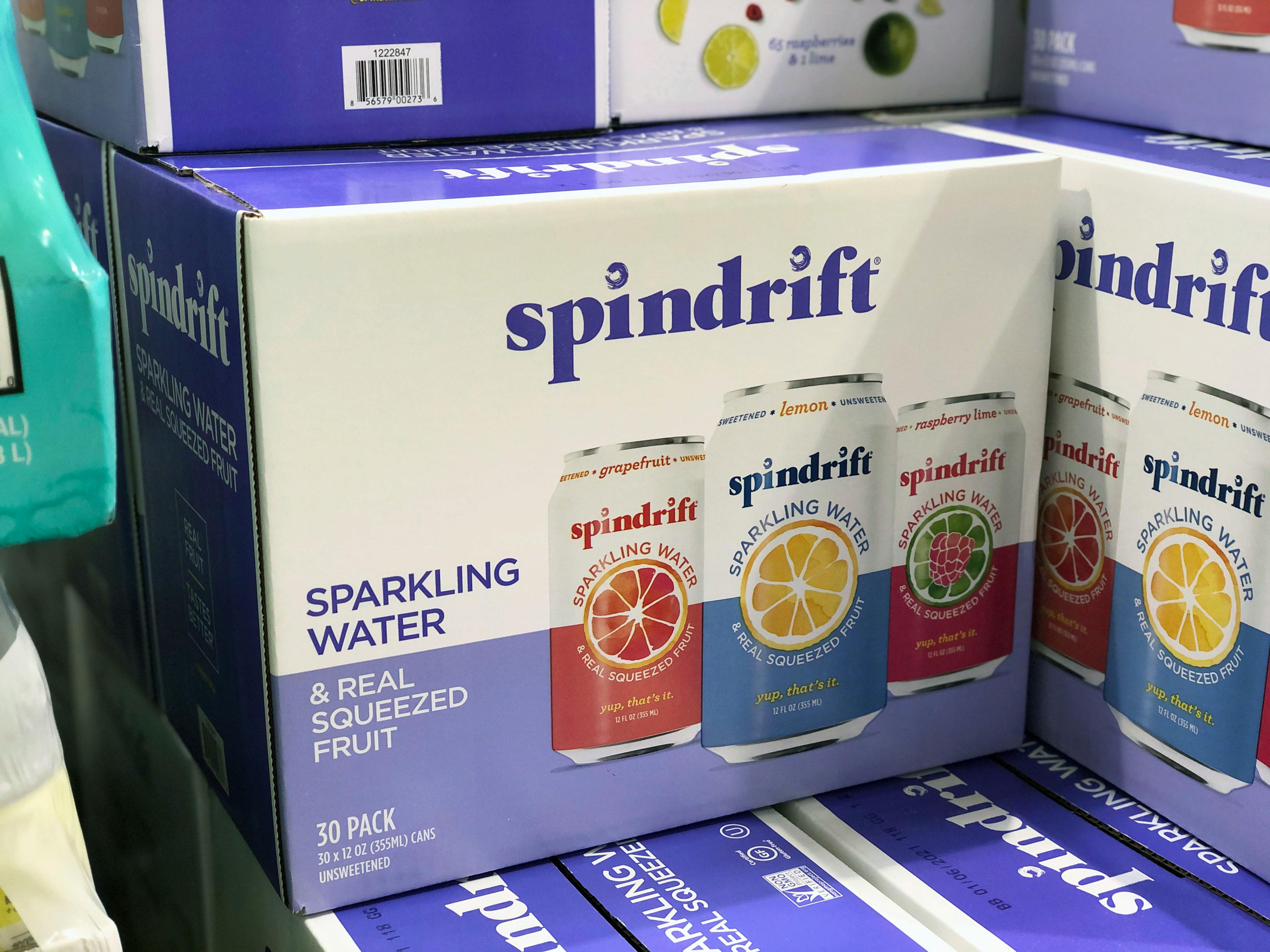 Spindrift Sparkling Water 20Pack, Only 10.61 at Amazon The Krazy