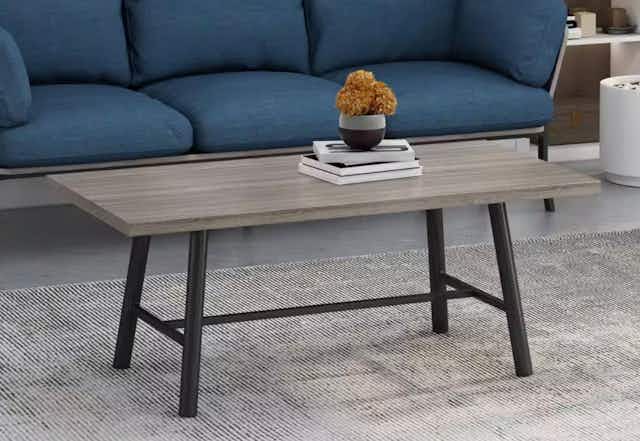 Wooden Coffee Table, Only $36 at Home Depot (Over 65% Off) card image