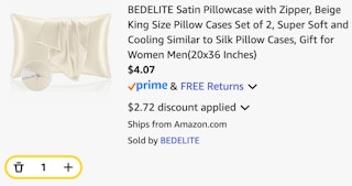 BEDELITE Satin Pillowcase