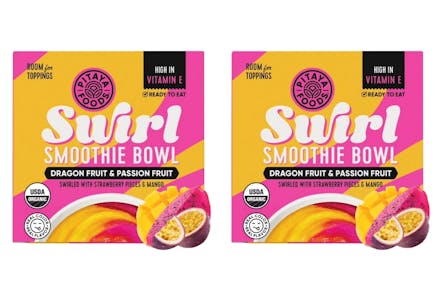 2 Pitaya Smoothie Bowls
