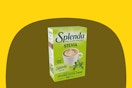 A box of 100 packets of Splenda Stevia Zero Calorie Sweetener