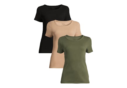 Time and Tru Women’s Rib Tees