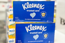 kleenex facial tissue boxes