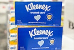 kleenex facial tissue boxes