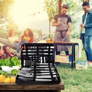 until gone 30-Piece Ultimate BBQ Tool Kit stock image 2021 1