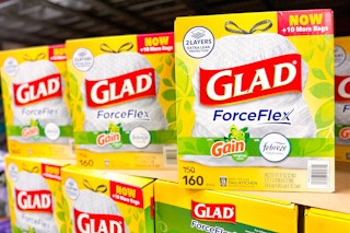 boxes of glad trash bags