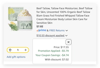 Tallow Face Moisturizer