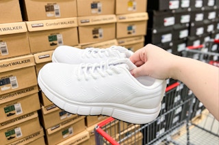costco kirkland signature mens sneakers handheld