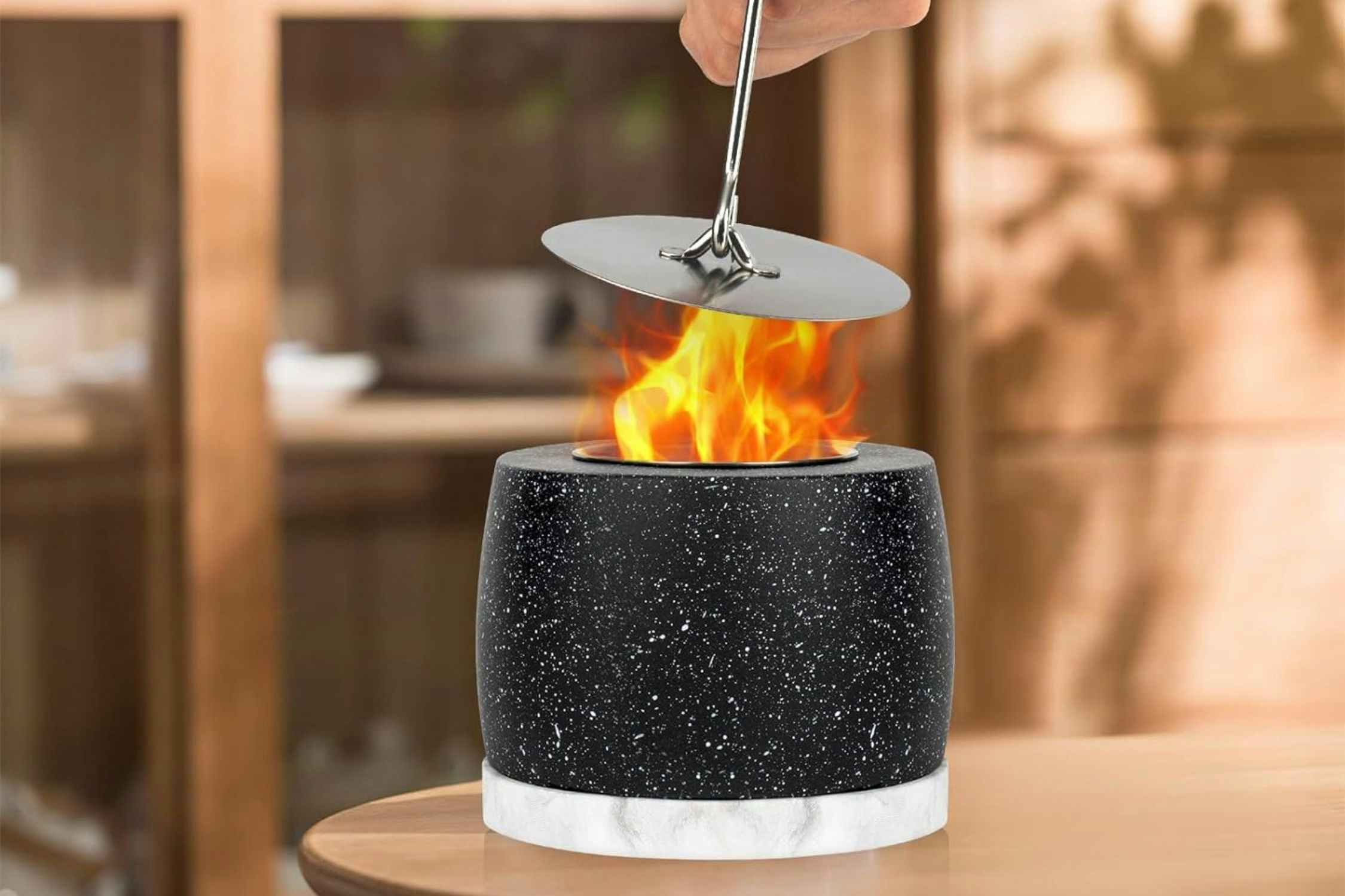 Tabletop Fire Pit, Just $15 on Amazon
