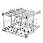2-Tier Kitchen Cabinet Pullout Organizer