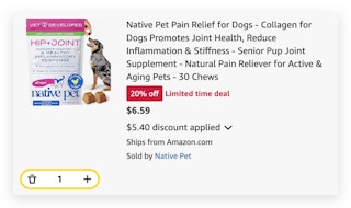 Native Pet Pain Relief for Dogs