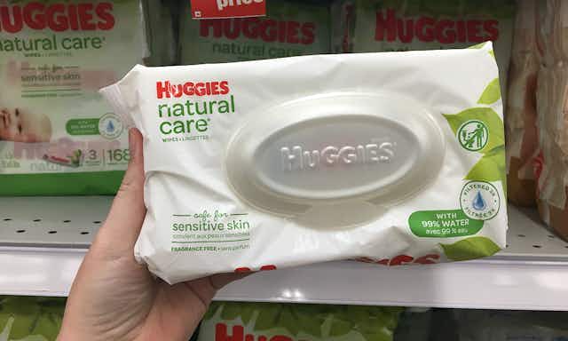 Huggies Sensitive Baby Wipes 8-Pack, as Low as $10.27 at Amazon card image
