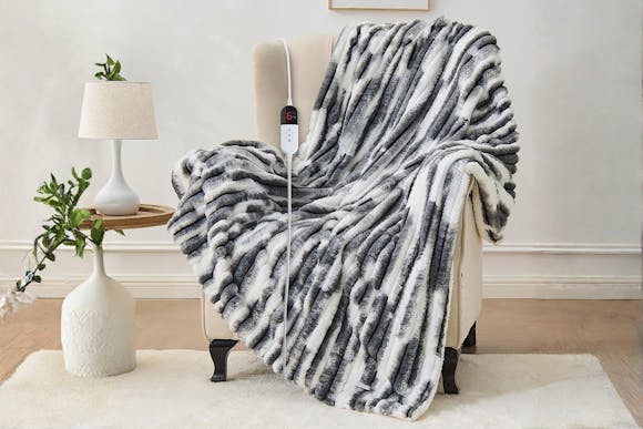 Grab This Heated Throw Blanket for Only $20 on Amazon