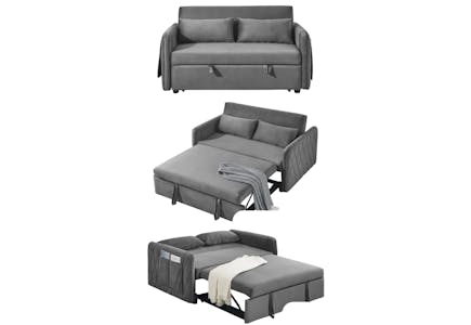 Lunale Convertible Loveseat Sleeper