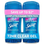 Secret Outlast Deodorant 2-Pack